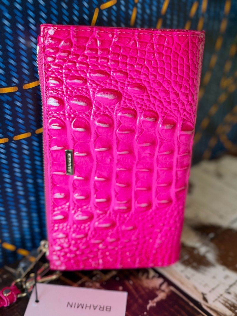 FIRM $ Brahmin Daisy Affection Pink Melbourne Genuine Leather NWT